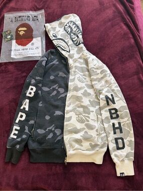 Bape X NBHD Zip Up Jacket